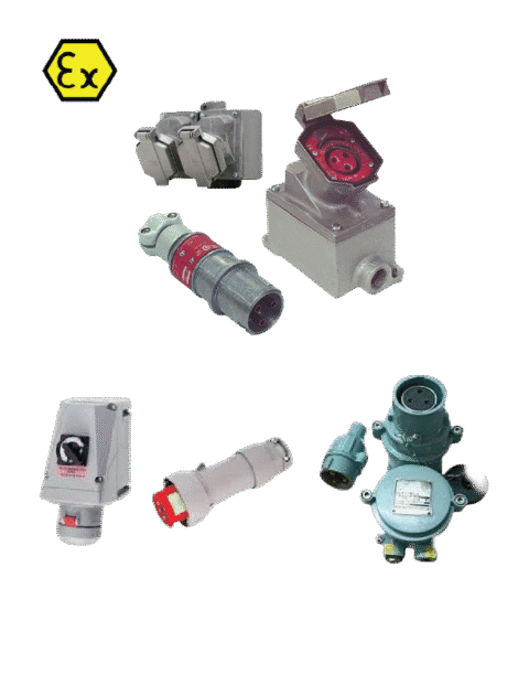 explosion proof plug and socket [aluminum]