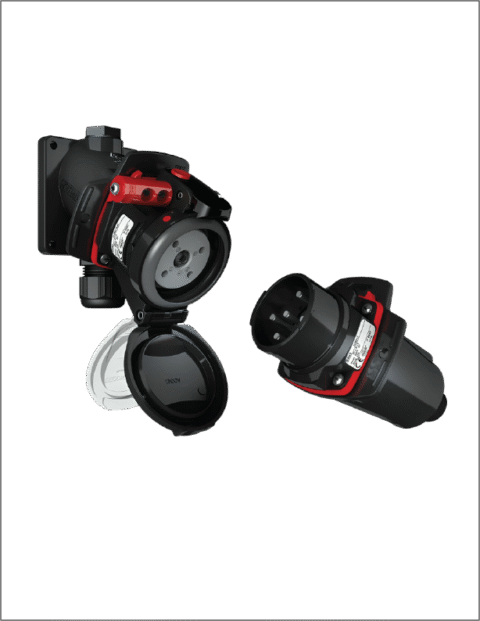 Flameproof 40A Plug and Socket | 40A/690V