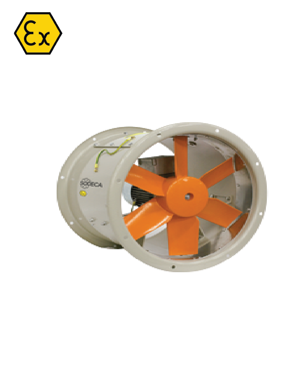 extremely robust tubular axial fans | hct/atex extremely robust tubular axial fans | hct/atex